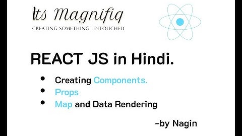 Components, Props, Mapping (Map), Data Rendering with reactstrap in React JS in Hindi | 20 Mints.