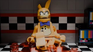 Springtrap drinks water (springlock failure) | LEGO A-1 Animator blender animation