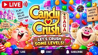 🍬 Candy Crush LIVE! 🎮 Let’s Crush Some Levels! ❤️