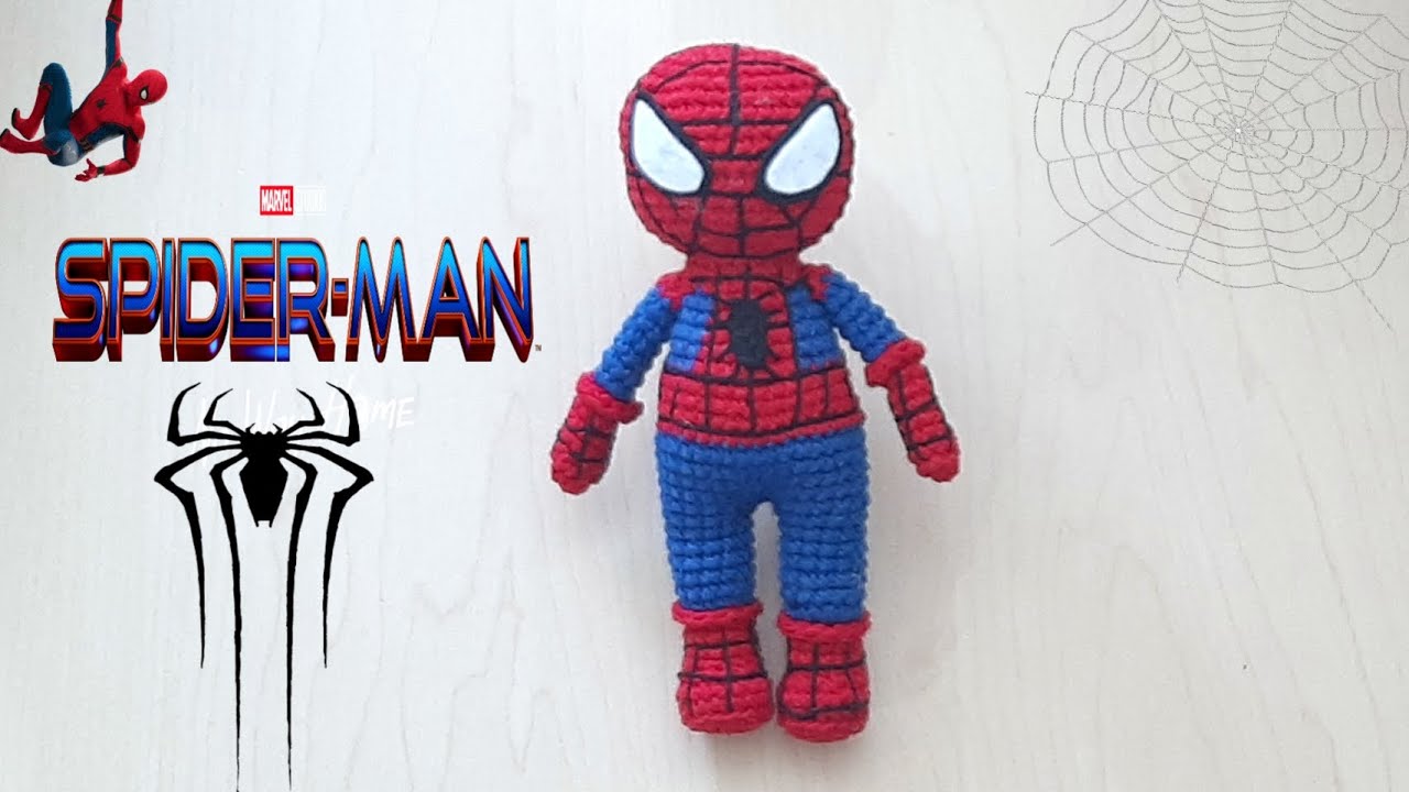🕸🕷 HOMBRE ARAÑA AMIGURUMIS  / TUTORIAL PASO A PASO  ( PRIMERA PARTE  )🕷🕸