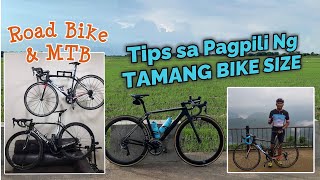 Paano Pumili ng TAMANG SIZE ng Bike