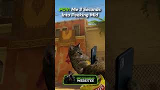 Ego Peek Didn't Work 📱 #cs2 #funny #cs2fails #gaming