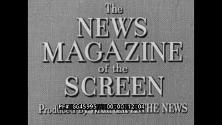 Thumbnail for 1954 NEWS MAGAZINE OF THE SCREEN   PRESIDENT HOOVER'S 80TH BIRTHDAY   MYSTIC SEAPORT MUSEUM  GG45995