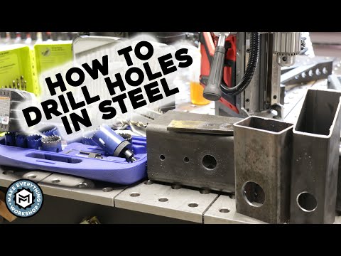 Video: Hoe maak je een gat in staal met een boor - Ajarnpa