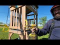 BUILDING A PLAY STRUCTURE FOR MY DAUGHTER!!