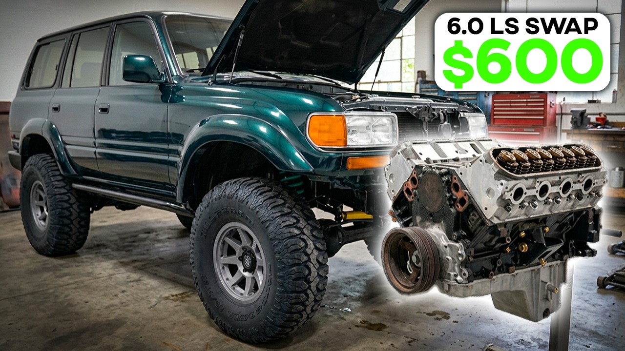LS Swap Toyota Land Cruiser Build! Is This $600 6.0 Worth Rebuilding?