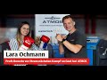 Profi-Boxerin Lara Ochmann im ATMOS Zentrallager