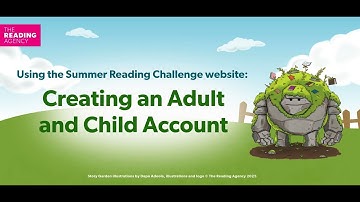 Help creating your account - Summer Reading Challenge