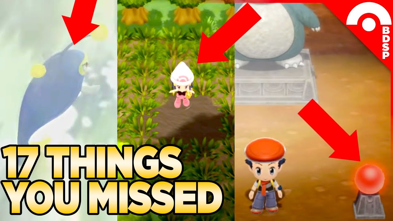 17 Things YOU Missed In the Pokemon Presents - Brilliant Diamond & Shining Pearl Trailer Analysis