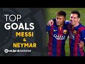 TOP 25 GOALS Messi & Neymar LaLiga Santander