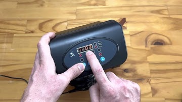 How to program Runxin F67P1 backwash valve