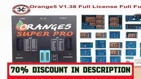 A must-have product! Orange5 Programmer V1.38 Full Activation Orange 5 with 1.42 dongle ECU Progra