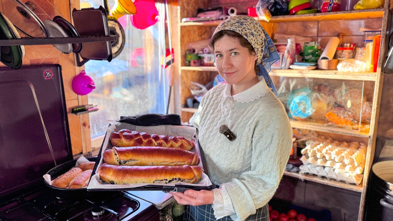 Я не ожидала, что выпечка получится такой… | Зимний день в украинском селе