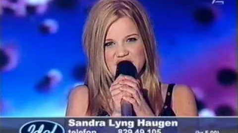 Idol 2004 - Sandra Lyng Haugen - I just died in yo...