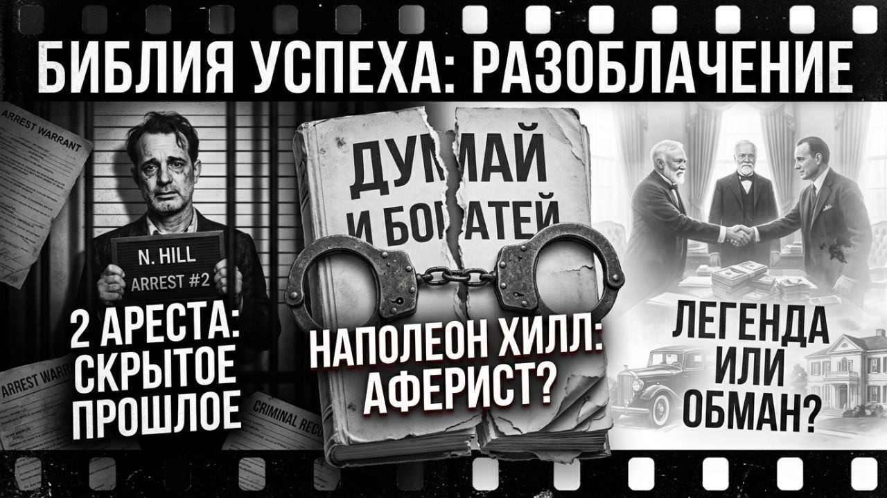 🚨 Главный обман саморазвития: Наполеон Хилл и его книга 