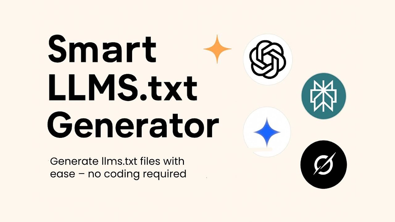 How to Install and Configure the Smart LLMs.txt Generator App - YouTube