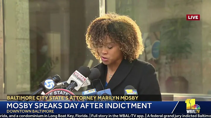 LIVE: Baltimore City State's Attorney Marilyn Mosb...