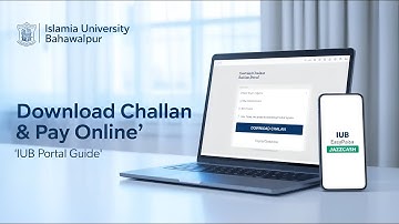 How to Download Challan and pay online from IUB Portal | AdeebTechnologyLab