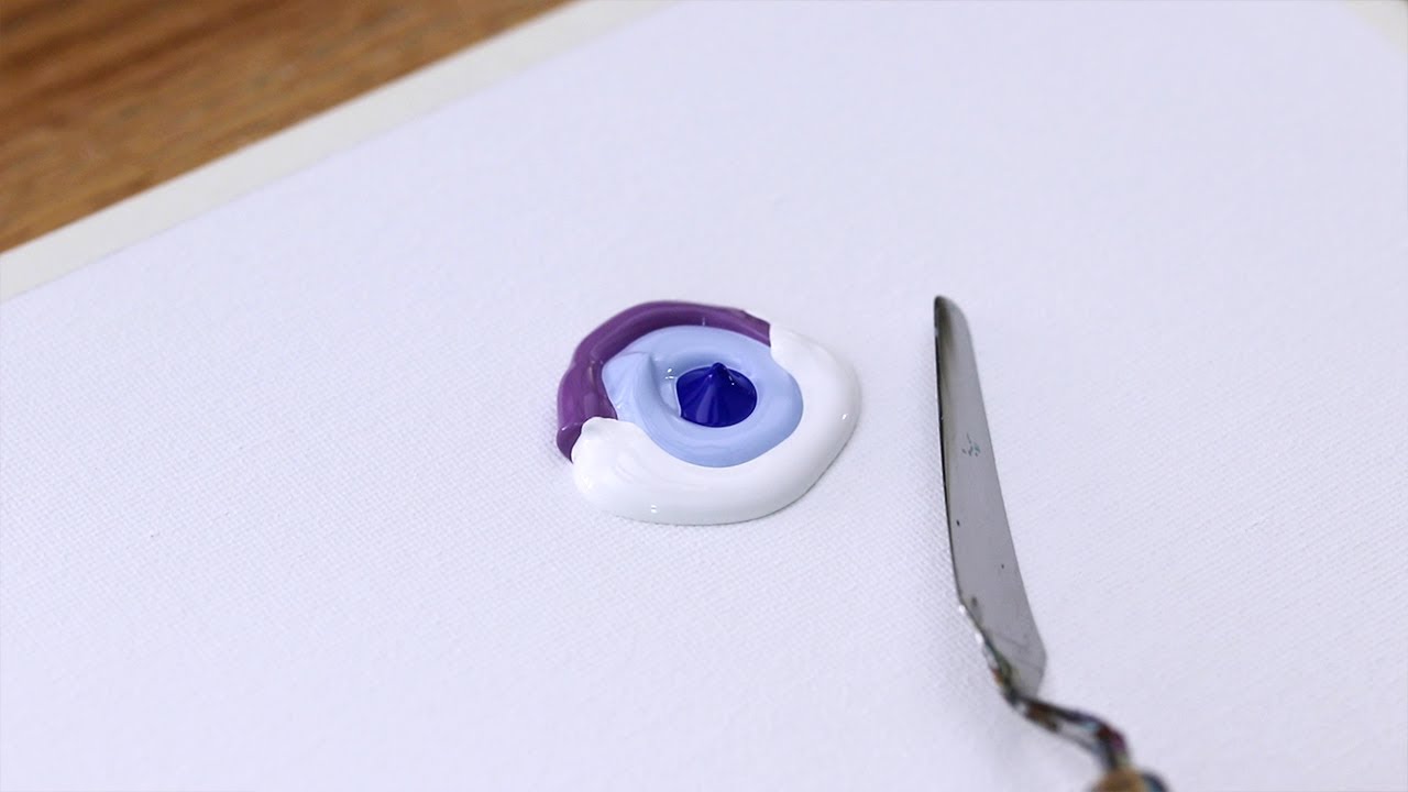 🌿Весенний пейзаж | Расслабляющая картина акрилом # 251