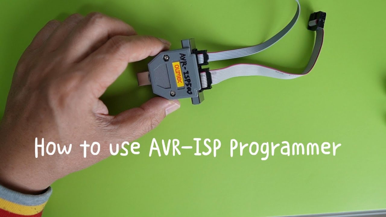 How to use AVR ISP Programmer to program Arduino
