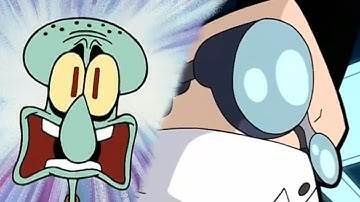 Squidward and Professor Membrane’s Same Scream