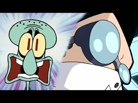 Squidward and Professor Membrane’s Same Scream