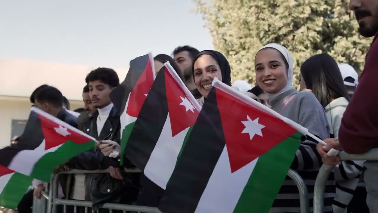 من زيارة جلالة الملك عبدالله الثاني إلى الجامعة الألمانية الأردنية