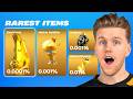 The RAREST Items in Fortnite! (Reacts)