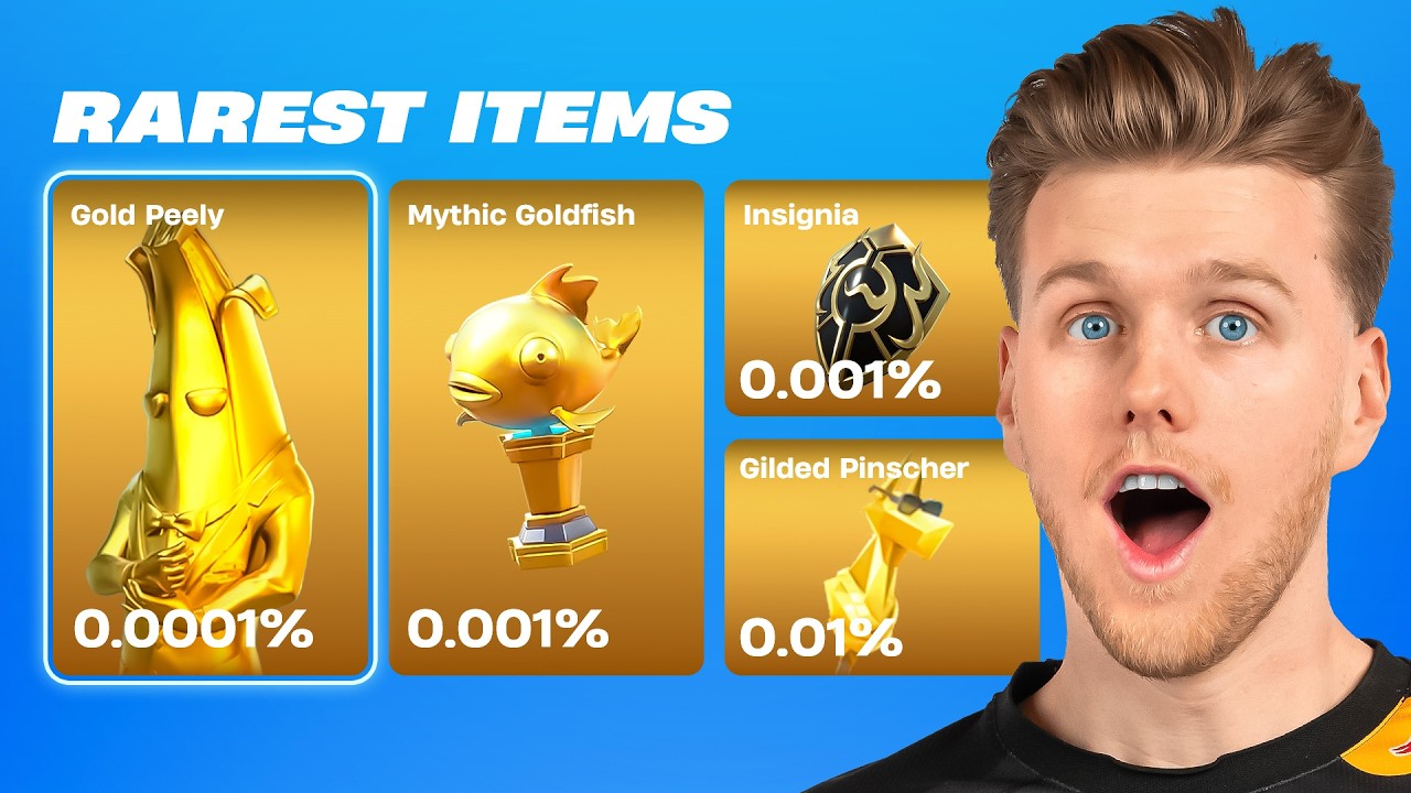 The RAREST Items in Fortnite! (Reacts)