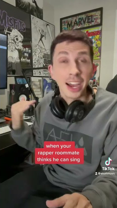 when the roommate has pop punk skills