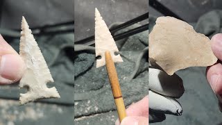 1950 - Caracara from a Flake #flintknapping
