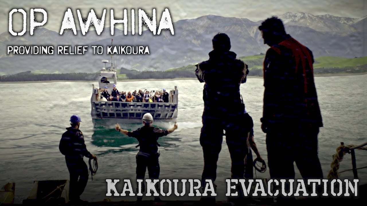 OP AWHINA - Kaikoura Evacuation