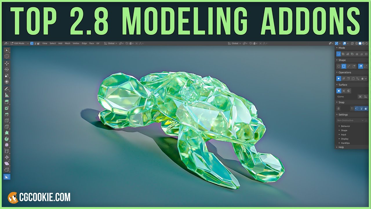 Best 2.8 Addons & for Modeling (includes addons) -