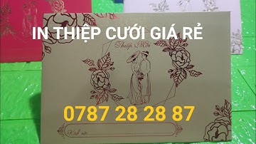 #1001 Mẫu thiệp cưới giá rẻ -Thiệp cưới mẫu mới / Thiệp cưới hiện đại - Phôi thiệp giá rẻ - MSQK823