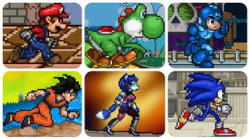 Super Smash Flash 2 - All Walking Animations (1.3.1 Beta)