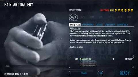 Payday 2 Art Gallery No Kills Achievement.