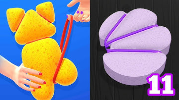 Sponge Art Gameplay Android iOS Games #11 #spongeart #sponge #art #diy level 61 62 63 64 65