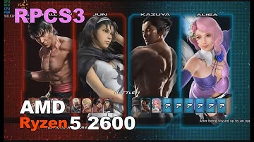 RPCS3 0.0.22 ( PS3 Emulator ) Tekken Tag Tournament 2 - Gameplay