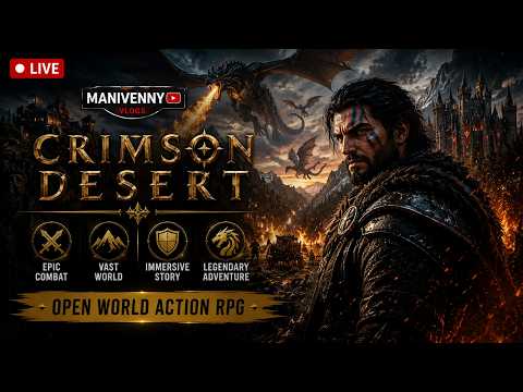 🐉🔥⚔️ CRIMSON DESERT ⚔️🔥🐉 |  Gameplay Walkthrough Part 9 🏰  #manivennyvlogs #crimsondesertgameplay