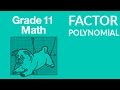 Polynomial Factoring Quiz