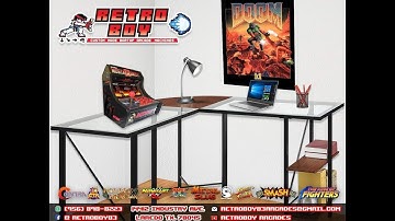 10” Mortal Kombat II Mini Arcade Machine with Hyperspin