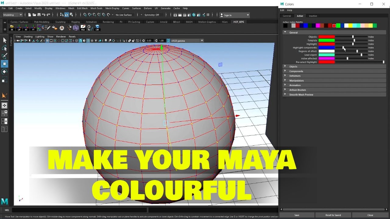 Maya color. Maya color
