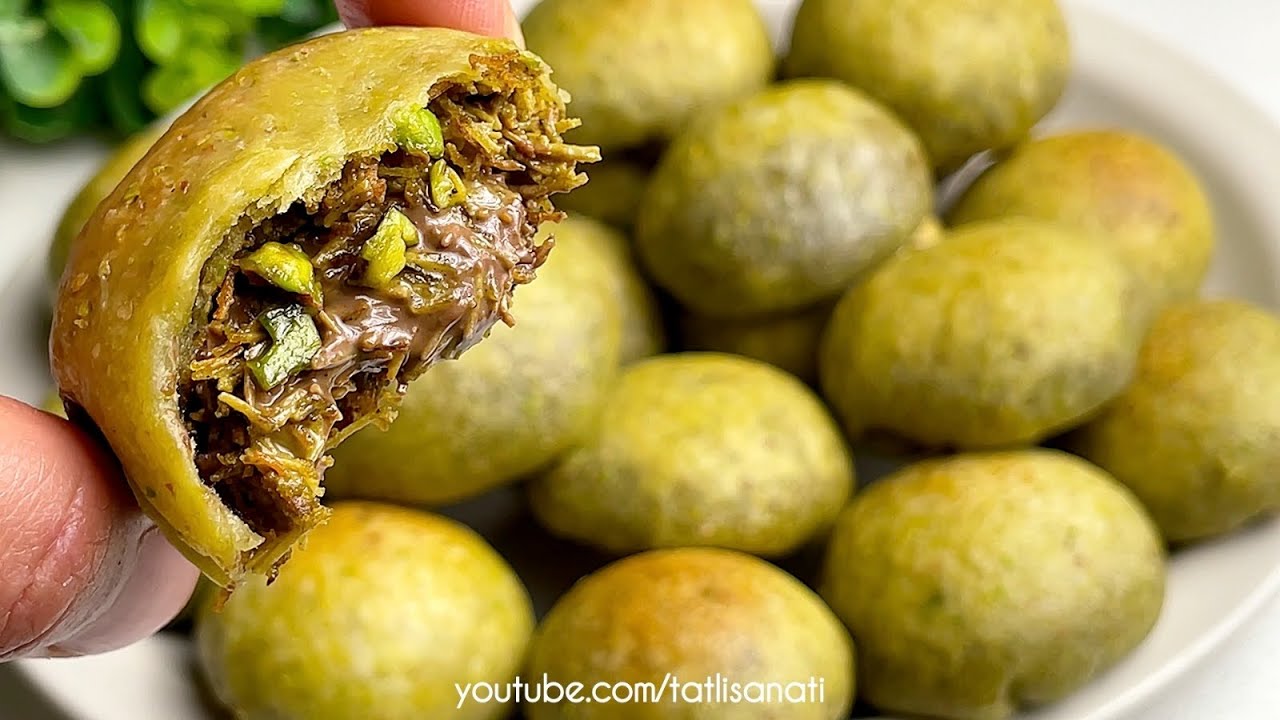 BÖYLESİ GÖRÜLMEDİ 😍 Dışı Antep Fıstık, İçi Çikolata ve Çıtır Kadayıf Bombası!