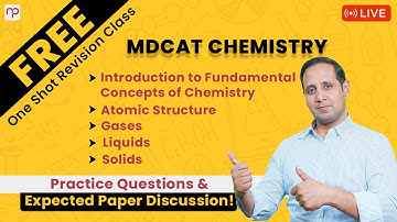 MDCAT Reconduct 2024 | Free Revision Class 01 | Chemistry | SZABMU | Sindh