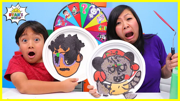 Pancake Art Challenge VTubers Ryan's World Edition...