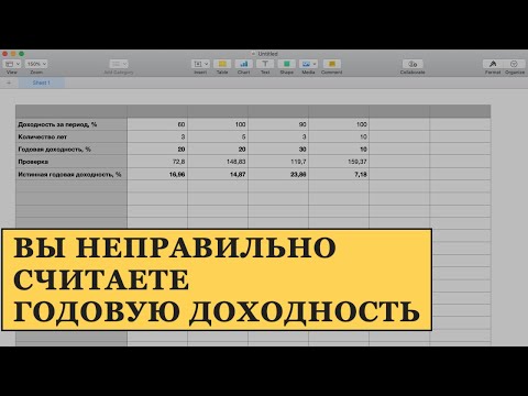 Видео: Вы неправильно считаете годовую доходность в трейдинге и инвестициях | Формула