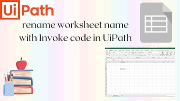 rename Excel sheet Name with Invoke code activity(solving common error)|| RPA UiPath