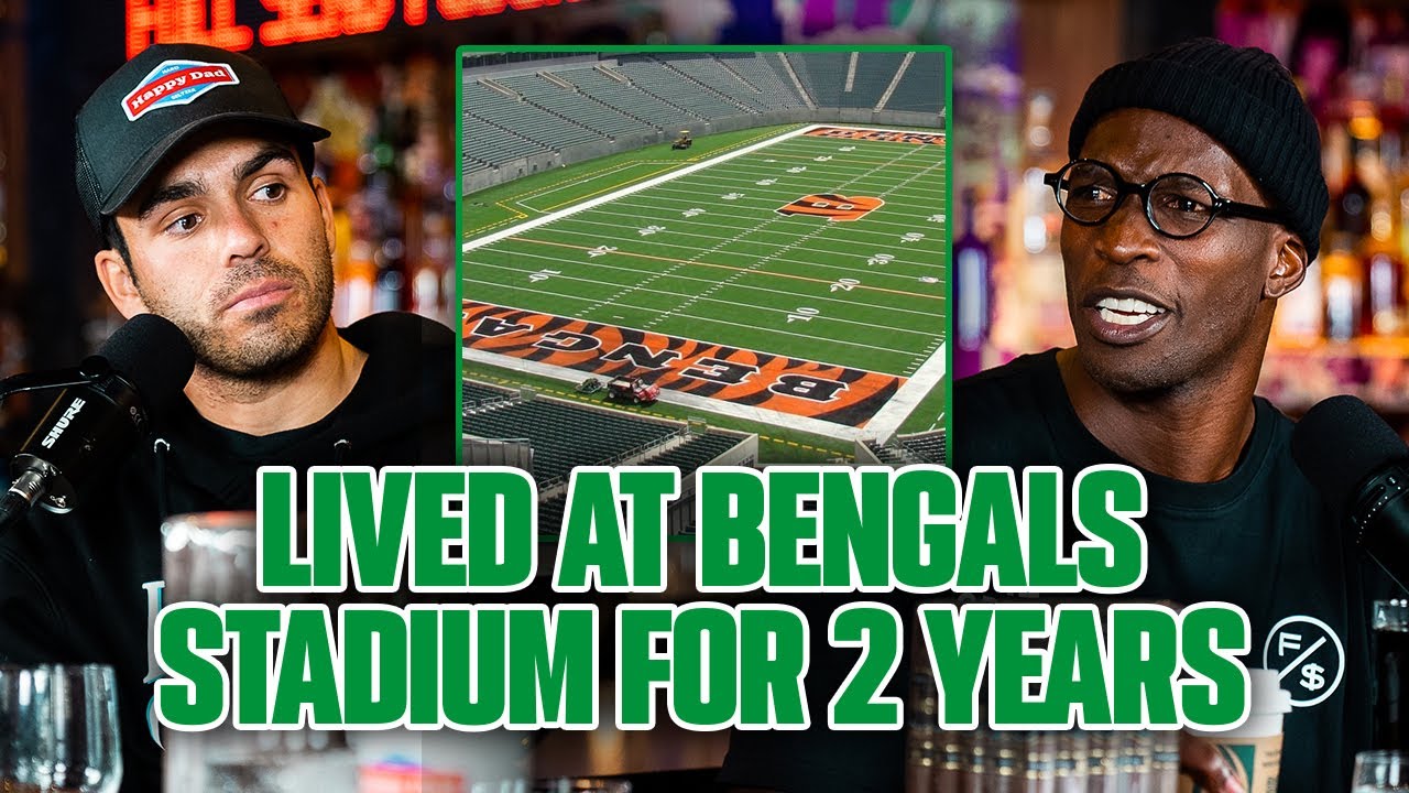 Chad Ochocinco lived at the Bengals Stadium for 2 Years?!