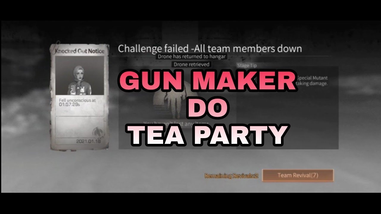 LIFE AFTER - FIRST TIME TEA PARTY GUN MAKER STRONGER THAN VIRUS??NO!!! I'M WEAK AS GUNMAKER,,HAHAHA