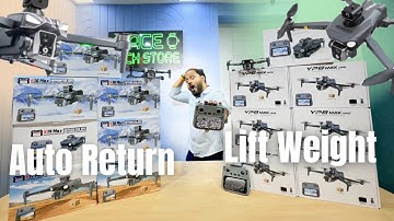 2025 Drone Battle: YP8 MAX vs K18 MAX With DROP MECHANISM | GPS + Huge Display + Drop Mechanism Test